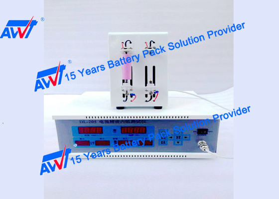 AWT-205 اختبار مقاومة البطارية 18650 32650 بطارية ليثيوم بطارية خلية الجهد IR تستر